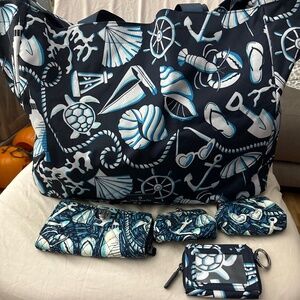 5 piece Vera Bradley Beach Set